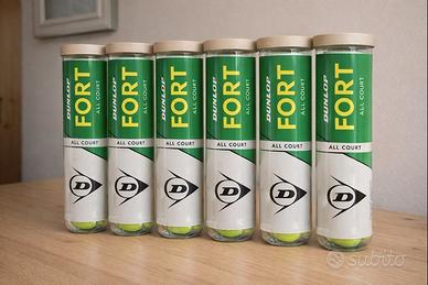 Palline Tennis Dunlop Fort All Court – 6 tubi