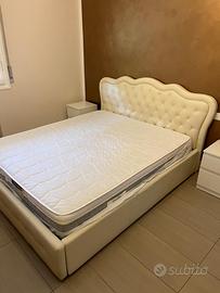 Letto contenitore bianco