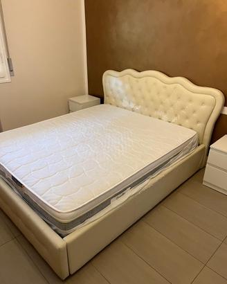 Letto contenitore bianco