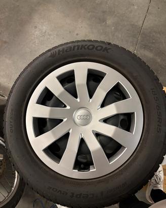 4 cerchi in ferro + gomme invernali