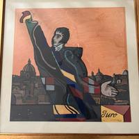 Jose ortega quadro litografia