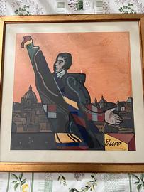 Jose ortega quadro litografia