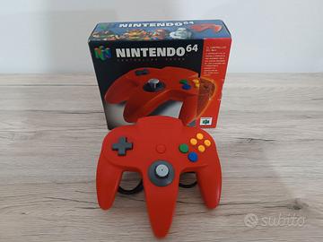 JOYSTICK JOYPAD controller NINTENDO 64 ROSSO BOX