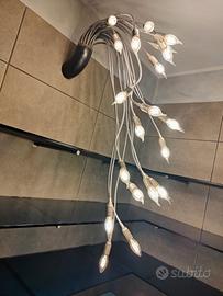 Lampadario da parete 20 punti luce