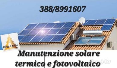 manutenzione fotovoltaico e solare termico 