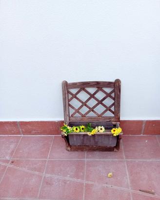 fioriera in legno