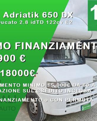 CAMPER ADRIA DUCATO MANSARDATO 6 POSTI DINETTE LET