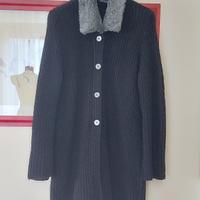 Cardigan cappotto lana lungo