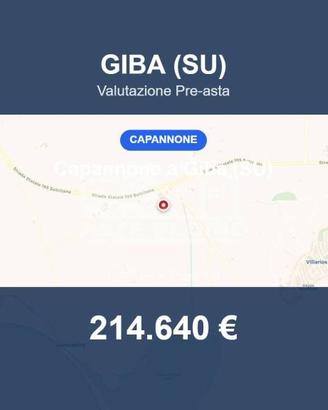 Immobile in asta di 16875 m² a Giba