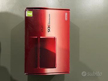 Nintendo 3DS old rosso metallico + 2 giochi