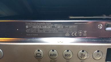lavastoviglie Bosch incasso SMV53L30EU type SL6P1B