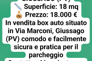 Box garage - giussago (pv)