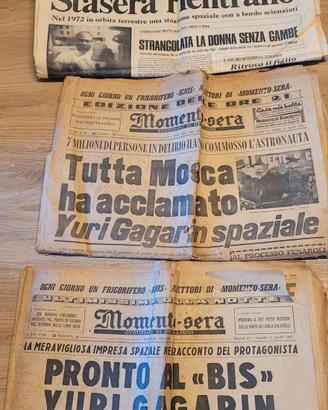 giornali  Messaggero e Momento Sera  Apollo 11 69