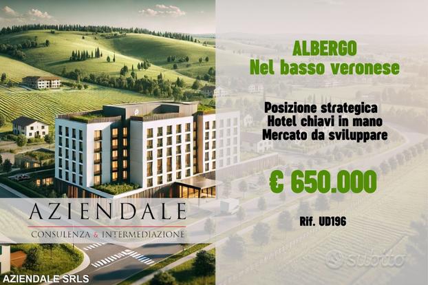 Terreno con progetto hotel 3 stelle basso veronese