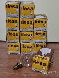 STOCK 12 PZ. LAMPADINA SFERA CHIARA E14 24V 40W