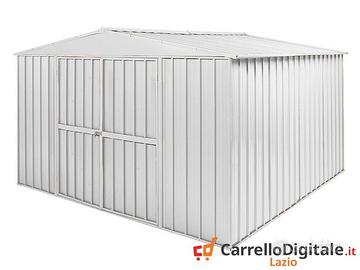 Box in Acciaio casetta giardino 360x345cm bianco