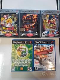 lotto 6 giochi PlayStation 2 originali