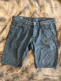 Bermuda jeans blu uomo taglia L