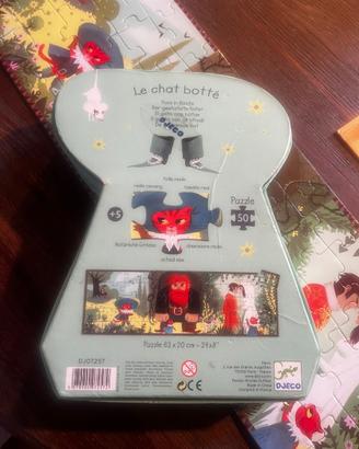 Puzzle djeco +5 gatto con gli stivali
