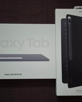 Samsung Galaxy Tab S10 FE+ 5G con Book Cover 