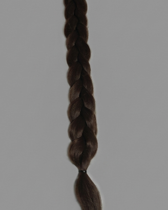 Extension Capelli a Treccia Castana con Elastico