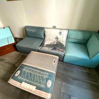 Divano ad angolo multicolore "California"