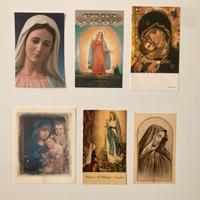 Stock lotto 6 santini Madonna Maria vintage misti
