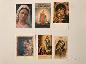 Stock lotto 6 santini Madonna Maria vintage misti