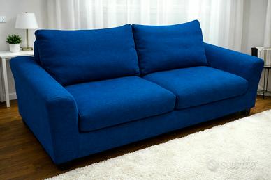 Divano Letto CADELBOSCO (Poltronesofa) col. Blu