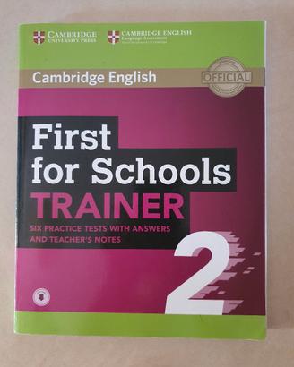 first for schools trainer 2