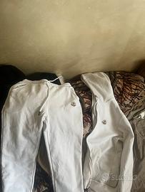Tuta moncler bianca
