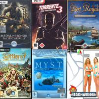 LOTTO 10 GIOCHI PER PC NUOVI EVIL TWIN