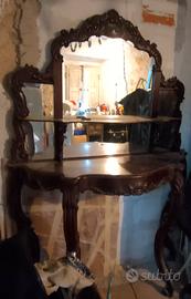 Specchiera antica da restaurare