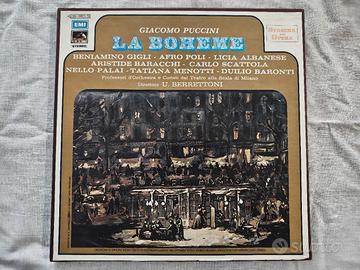 Set 2 Vinili La Boheme - Giacomo Puccini
