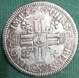 Moneta da 1 ECU Francia Re Luigi XVIII 