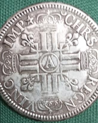 Moneta da 1 ECU Francia Re Luigi XVIII 