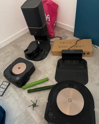 Robot lava pavimenti IRobot Roomba + Brava