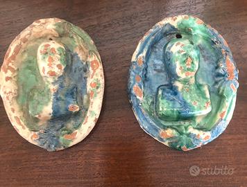 Antichi ovali in ceramica/ terracotta