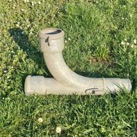 Tubo/raccordo zincato D 100 mm