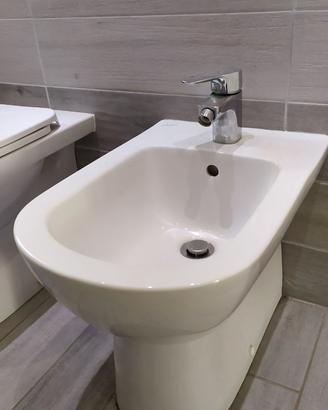 Bidet Dolomite Gemma 2 filo muro
