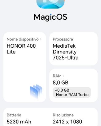 Cellulare HONOR 400 Lite