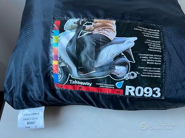 COPRIGAMBE  IMPERMEABILE IMBOTTITO DA MOTO