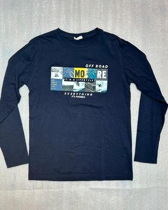 T-shirt manica lunga ragazzo tg 13/14 anni