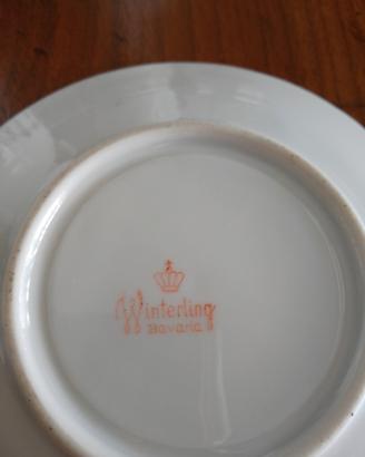 Antico servizio da caffè Porcellana Winterling Bav