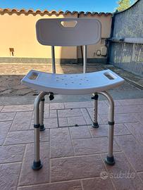 Sedia per doccia anziani