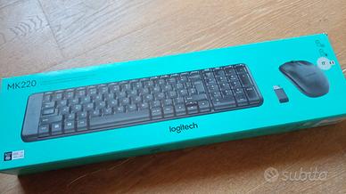 Tastiera Logitech MK220 wireless
