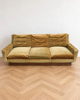 Divano Mid-Century in Velluto anni '50