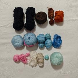 Gomitoli misti in cotone