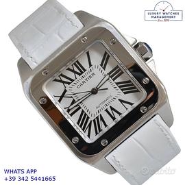 Cartier Santos 100 XL W20073X8 silver Full Set