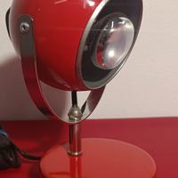 Lampada Veneta Lumi 🇮🇹 Eyeball Rossa Space Age